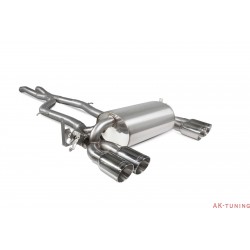 BMW F80 M3 - Cat-back (non-resonated) med elektriska avgasspjäll - Daytona ändrör - Scorpion | SBMS073