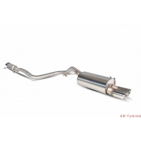 Ford Fiesta ST 180 - 63,5mm/2,5 Cat-back (resonated) - Daytona ändrör - Scorpion | SFD073