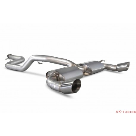 Ford Focus MK2 RS - Cat-back (non-resonated) - Daytona ändrör - Scorpion | SFD066
