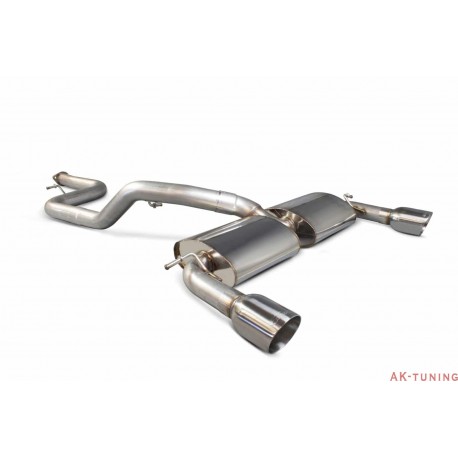 Ford Focus MK2 ST 225 2.5 Turbo - 76mm/3 Non-Cat-back (resonated) - Daytona ändrör - Scorpion | SFD067
