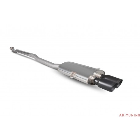 Mini Cooper S R56 / R57 / R58 / R59 - Cat-back (non-resonated) - Daytona Svarta keramiska ändrör - Scorpion | SMNS011C