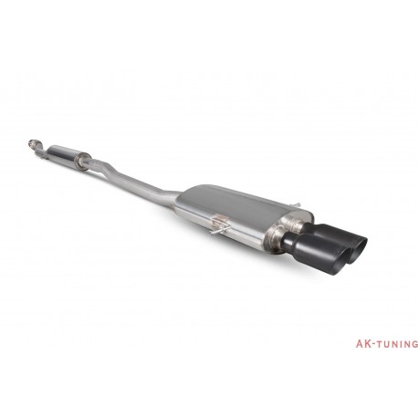 Mini Cooper S R56 / R57 / R58 / R59 - Cat-back (resonated) - Daytona Svarta keramiska ändrör - Scorpion | SMN011C