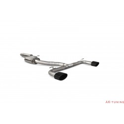 Seat Leon Cupra 2.0 Tsi 280 / 290 / 300 - Cat-back (resonated) - EVO Svarta keramiska ändrör - Scorpion | SST011C