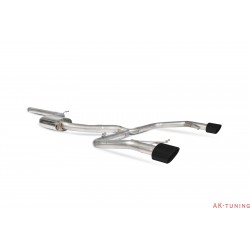 Seat Leon Cupra 2.0 Tsi 280/290 ST - Non-Cat-back (resonated) - EVO Svarta keramiska ändrör - Scorpion | SSTS012C