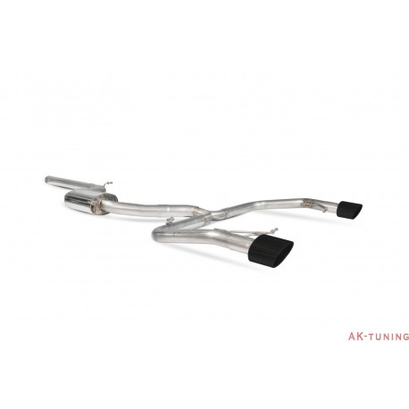 Seat Leon Cupra 2.0 Tsi 280/290 ST - Non-Cat-back (resonated) - EVO Svarta keramiska ändrör - Scorpion | SSTS012C