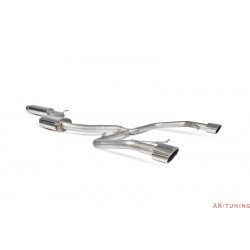 Seat Leon Cupra 2.0 Tsi 280/290 ST - Cat-back (resonated) - EVO ändrör - Scorpion | SST012