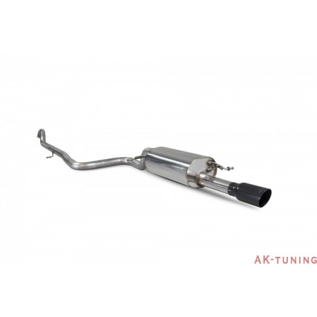 Ford Fiesta ST-Line 1.0T - Non-Cat-back (resonated) - Daytona Svarta keramiska ändrör - Scorpion | SFDS088C