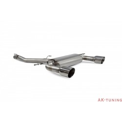 Audi TT MK3 2.0 TFSi Quattro - Non-Cat-back (resonated) utan avgasspjäll - Daytona ändrör - Scorpion | SAUS086
