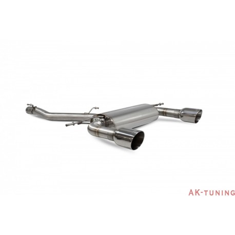 Audi TT MK3 2.0 TFSi Quattro - Non-Cat-back (resonated) utan avgasspjäll - Daytona ändrör - Scorpion | SAUS086