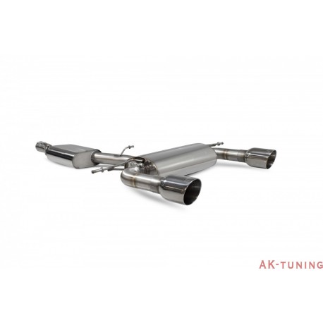 Audi TT MK3 2.0 TFSi Quattro - Cat-back (resonated) utan avgasspjäll - Daytona ändrör - Scorpion | SAU086