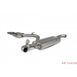 Audi TT RS MK2 - Cat-back (resonated) inkl avgasspjäll - OEM - Scorpion | SAU077