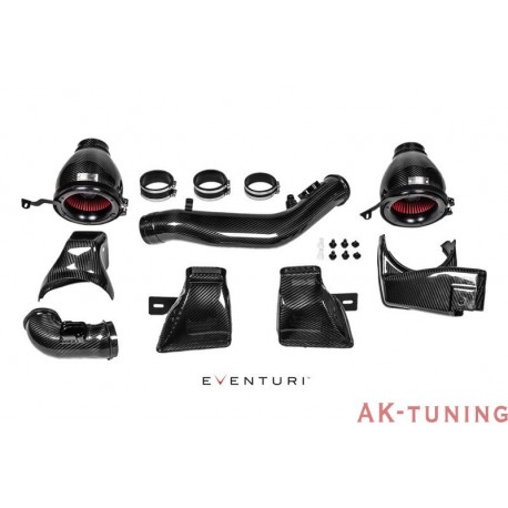 BMW M3/M4 F8x - Full Svart Kolfiber insug - Eventuri | EVE-F8XM-CF-INT