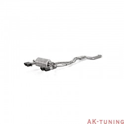 BMW M2 F87 Competition S55 - Akrapovic Evolution System i Titan med kolfiber utblås | akra-ME-BM/T/5-BM/T/3H