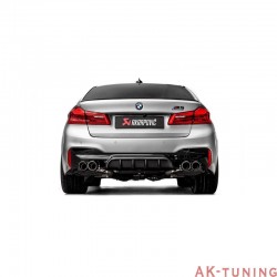 BMW M5 F90 - Akrapovic Slip-On System i Titan med kolfiber utblås | akra-ME-BM/T/7H