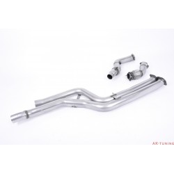 BMW 3 Serie F80 M3 Sedan Downpipe utan katalysator - Passar med Milltek Sport cat back system enbart 3" | SSXBM1031