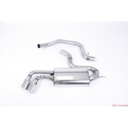 Audi TT 2.0 TFSi 2WD Cat-back - Twin - använder standard diffuser 2,75" | SSXAU145