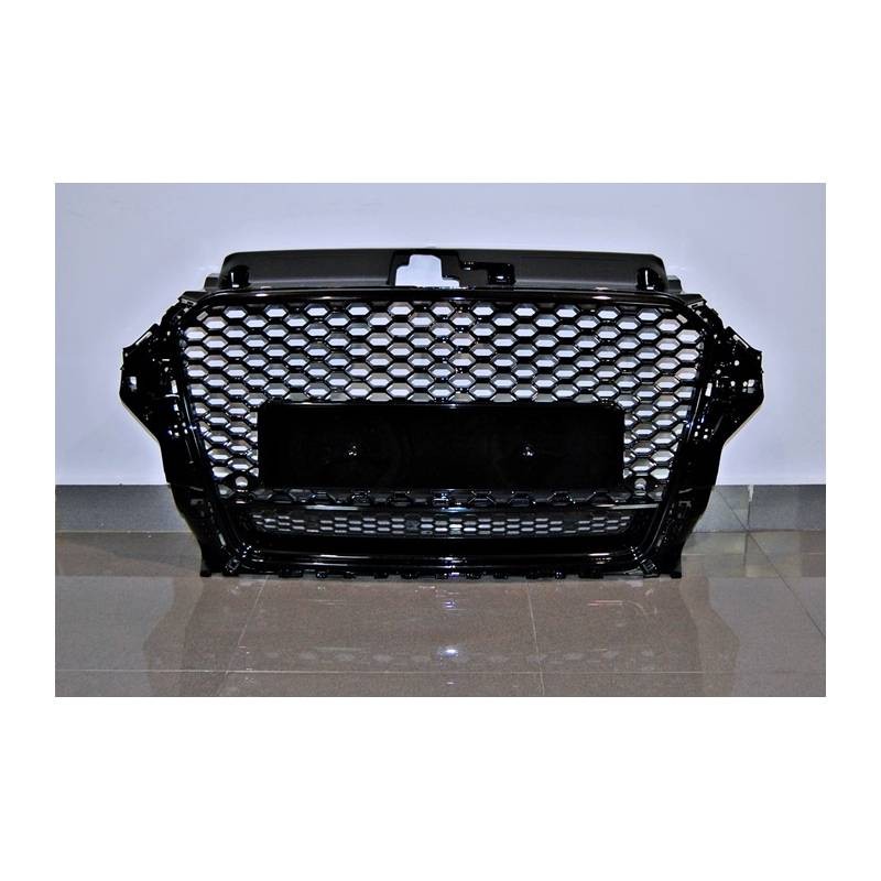 RS3 Honeycomb grill quattro, ej ACC - passar Audi A3/S3 8V | AK-Tuning