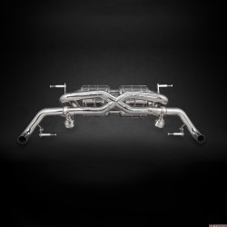 Audi R8 V10 År: 08-15 - Capristo Cat-Back (X-pipe) med aktiva avgasventiler inkl fjärr | 02AU00803001