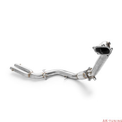 Downpipe & katalysator kit (ersättningsrör) - Audi A6 C7 3.0BiTDI | AK-214105+214106+214107