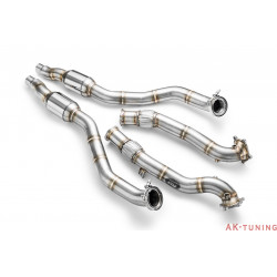 Downpipes (med race katalysator 200cell) - Audi S6/S7 - RS6/RS7 4.0TFSI | AK-214104C/E4/200