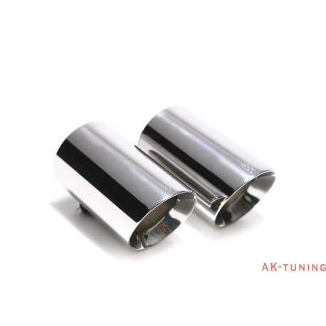 Volkswagen Golf 6 R20 2.0 Turbo (2008-2013) - Dubbla chrome ändrör (2x101mm) | DS23C