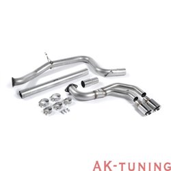 Volkswagen Golf MK7 GTD 2.0 TDI 185hk Cat-back - Non-resonated (mindre dämpad). Polished ändrör 3" | SSXVW242