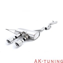 Volkswagen Golf Mk6 R 2.0 TSI 270hk Cat-back - Non-resonated (mindre dämpad). Polished ändrör 2,75" | SSXVW162