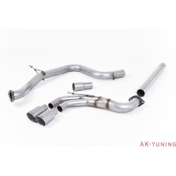 Volkswagen Golf MK7 GTD 2.0 TDI 185hk Cat-back - Non-resonated (mindre dämpad). Titanium ändrör 3" | SSXVW340
