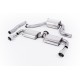 Volkswagen Scirocco R Cat-back - Cat-Back 2x 100 chrome GT utblås 3" | SSXVW159