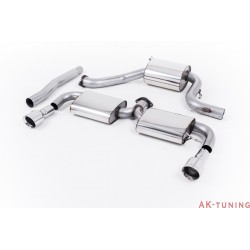 Volkswagen Scirocco R Cat-back - Cat-Back 2x 100 chrome GT utblås 3" | SSXVW159