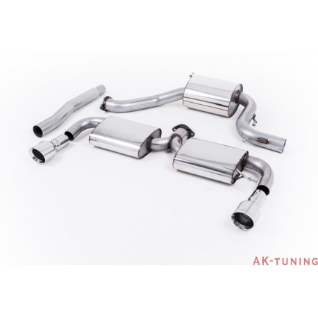Volkswagen Scirocco R Cat-back - Cat-Back 2x 100 chrome GT utblås 3" | SSXVW159