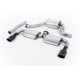 Volkswagen Scirocco R Cat-back - Cat-Back 2x ovala svarta utblås 3" | SSXVW160