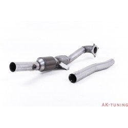 Audi TT 2.0 TFSi 2WD Downpipe med racekatalysator - Enbart med Milltek cat-back och kräver Steg 2 mjukvara 3" | SSXAU348