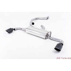 Audi TT 2.0 TFSi 2WD Cat-back - Ceramic svarta ändrör 3" | SSXAU362