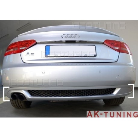 S-line diffuser till icke S-line Audi A5 B8 Coupe - ändrör till vänster | AK-1T-A5B8SLINELOOK1