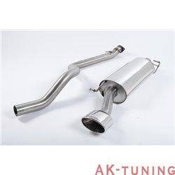 Seat Leon Cupra R 210-225hk Cat-back - Non-resonated (mindre dämpad) 2,76" | SSXSE115