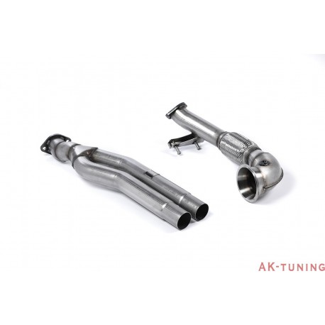 Audi RS3 Sportback (8V MQB) Primary Catalyst Bypass Pipe and Turbo Elbow - 3" | SSXAU593