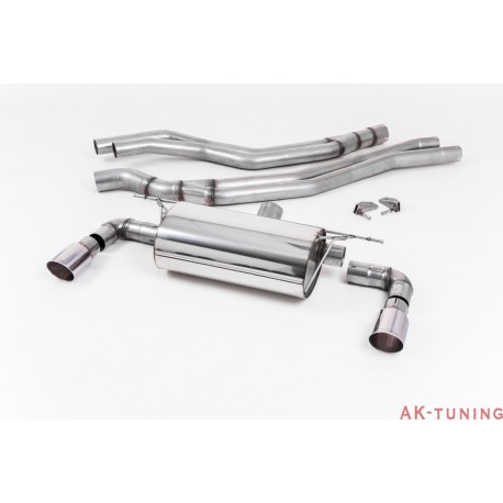 BMW M140i - Cat-back (resonated) GT90 Polished | SSXBM1040