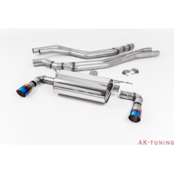 BMW M140i - Cat-back (resonated) GT90 Burnt Titanium | SSXBM1043