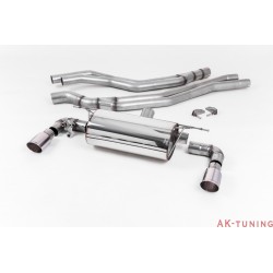 BMW M140i - Cat-back (non-resonated) GT90 Polished | SSXBM1046