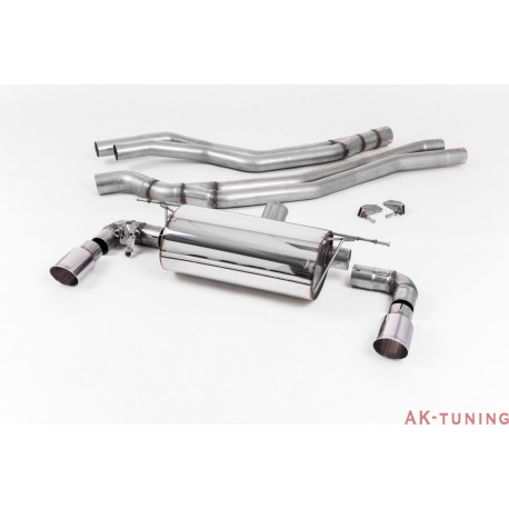 BMW M140i - Cat-back (non-resonated) GT90 Polished | SSXBM1046