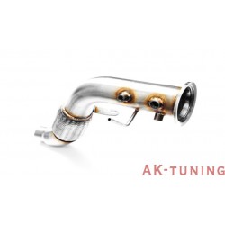 Downpipe (ersättningsrör) - BMW E70 X5 (3.0D) - M57 | AK-112-102