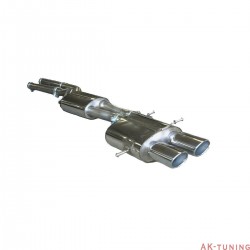 Audi RS4 B5 V6 Bi-Turbo Avant Cat-back - Non-Resonated. Passar OEM katalysators 2,5" | SSXAU008