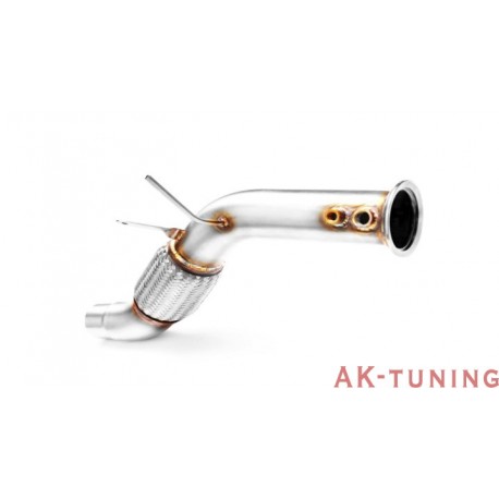 Downpipe (ersättningsrör) - BMW E70 X5 (3.0D, 4.0D) - N57 | AK-112-110