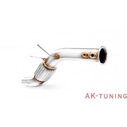 Downpipe (ersättningsrör) - BMW F25 X3 (3.0D, 3.5D) - N57 | AK-112-110