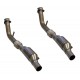 Audi RS4 B5 V6 Bi-Turbo Avant Katalysator ersättningsrör - Non-resonated Link Pipes. Enbart med Milltek cat-back och kräver S...