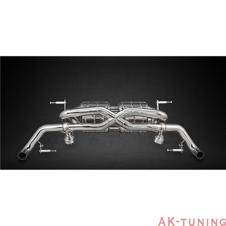 Audi R8 V8 12-15 - Capristo Cat-Back med aktiva avgasventiler | ca-aur8v8ph2