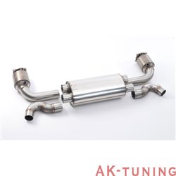 Porsche 911 997.2 Turbo och Turbo S Turbo-back med racekatalysator - 2,76" | SSXPO041