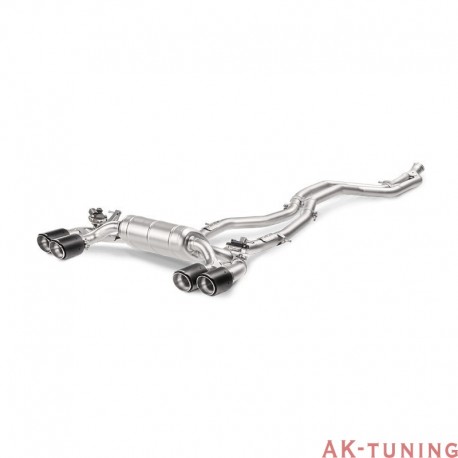 BMW M2 F87 - Akrapovic Evolution System i Titan med kolfiber utblås | akra-ME-BM/T/8H