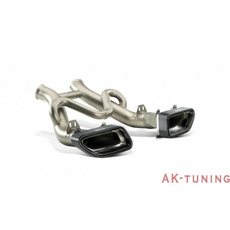 McLaren MP4-12C - Akrapovic Slip-On i Titan med kolfiber utblås | akra-MC/TI/1